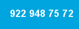 922 948 75 72 922 948 75 72